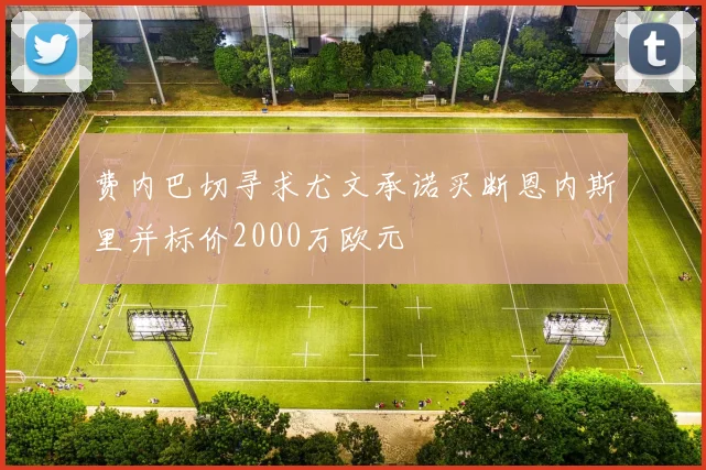 费内巴切寻求尤文承诺买断恩内斯里并标价2000万欧元