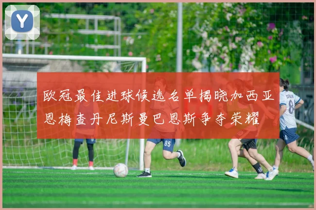 欧冠最佳进球候选名单揭晓加西亚恩梅查丹尼斯曼巴恩斯争夺荣耀